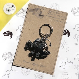 Anglerfish Keyring with Personalised Message