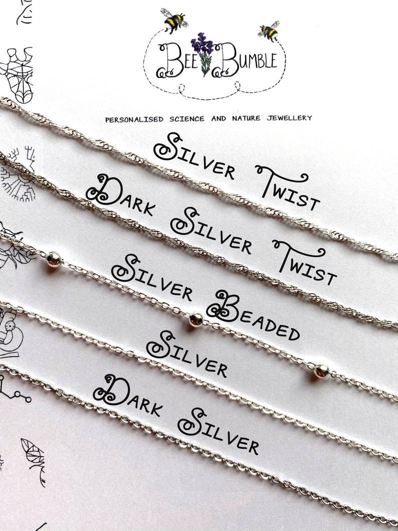 Testosterone Molecule Bracelet with Personalised Message