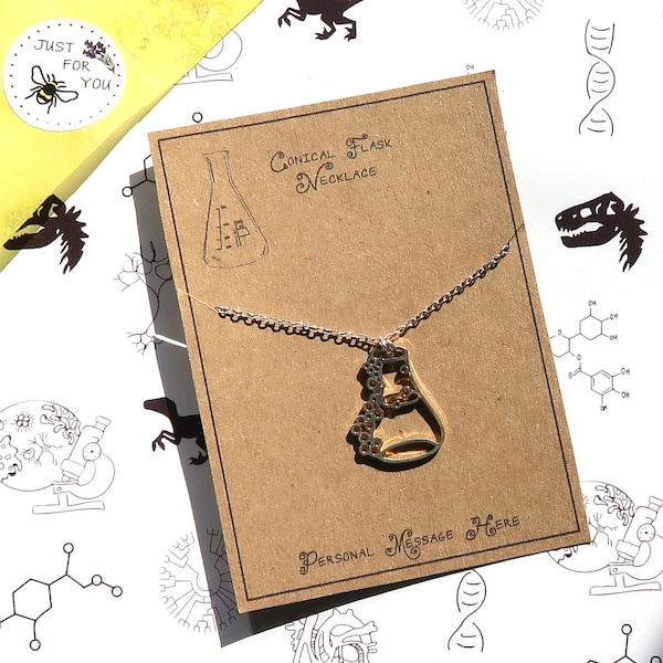Flask Necklace Etsy