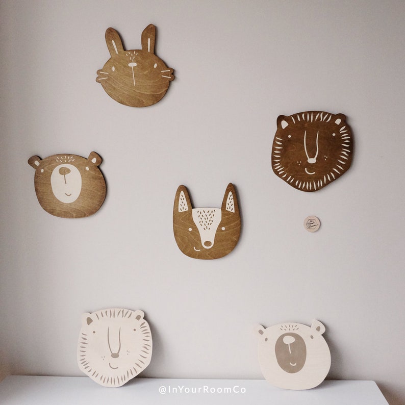 Lion Head Wall Decor Safari Nursery Wall Hangings Christmas Etsy UK