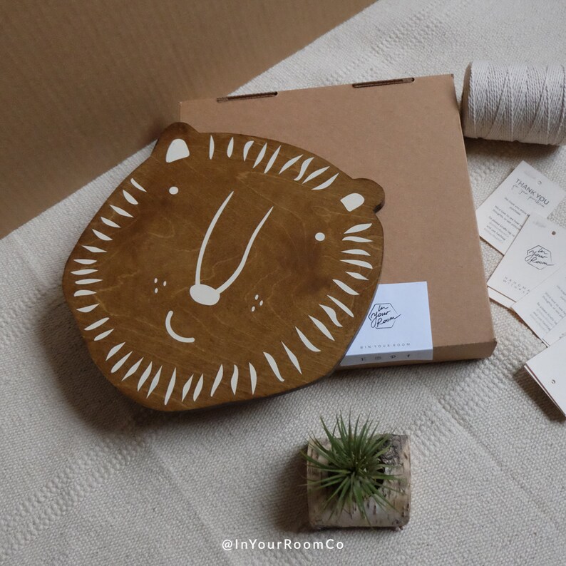 Lion Head Wall Decor, Safari Nursery Wall Hangings, Christmas Gift