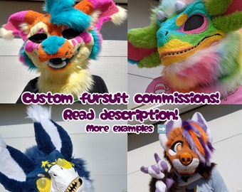 Do not buy!!! Custom fursuit commission READ DESCRIPTION!