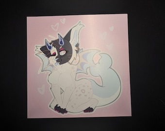 Ayesha Furry full body art-print