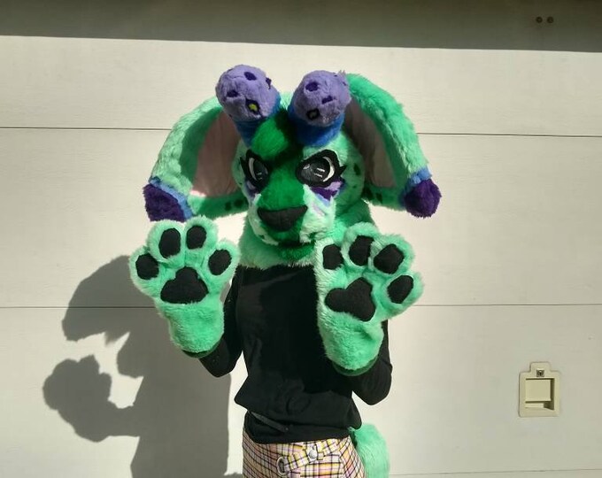 Alien Hairless Cat Fursuit Mini Partial Etsy