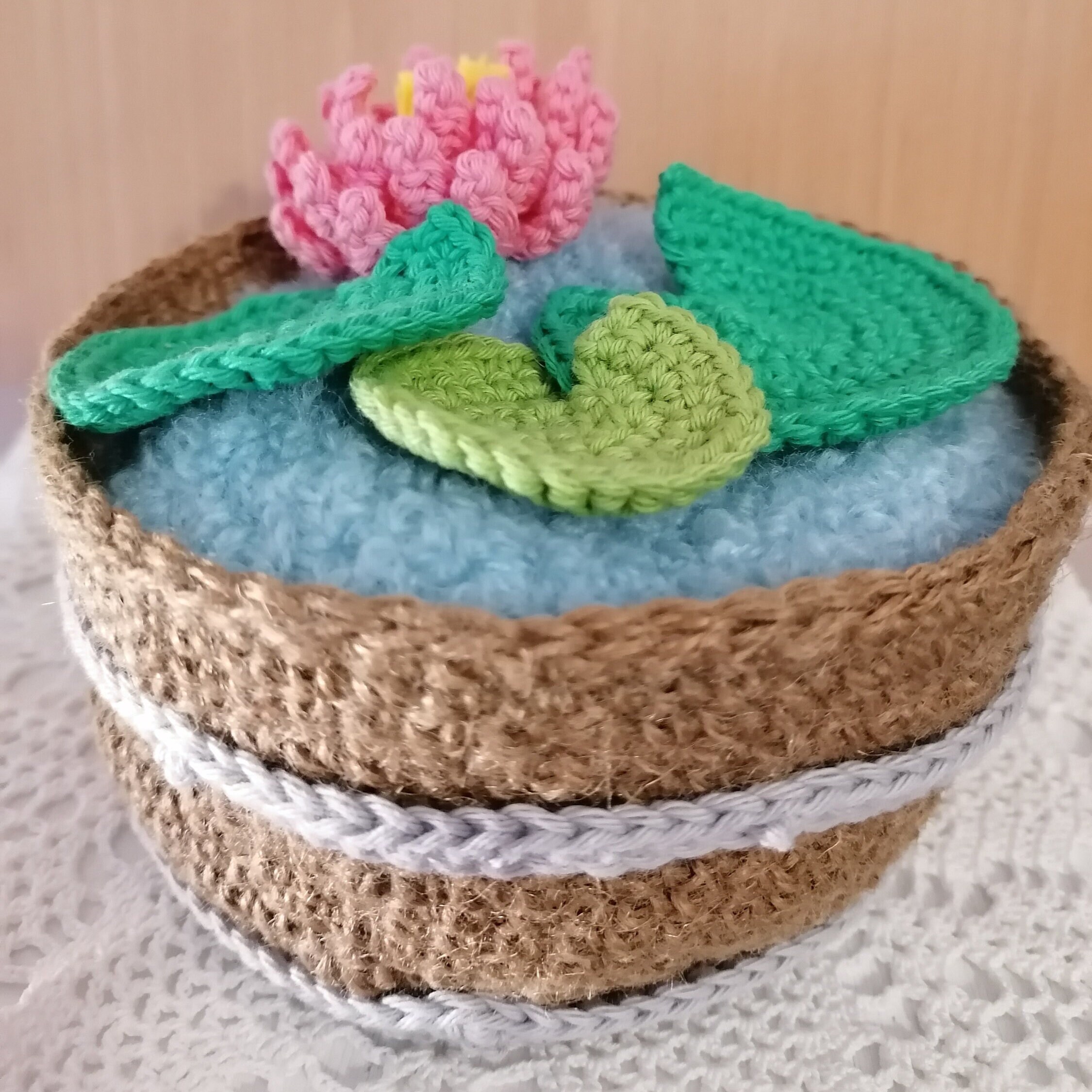 Mini Bassin Au Nénuphar Crochet