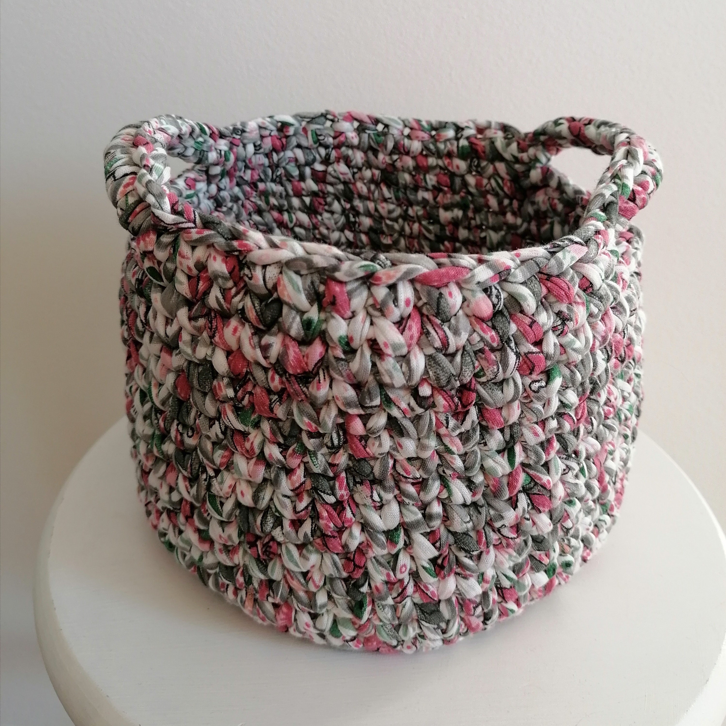 Corbeille Fait Main Au Crochet