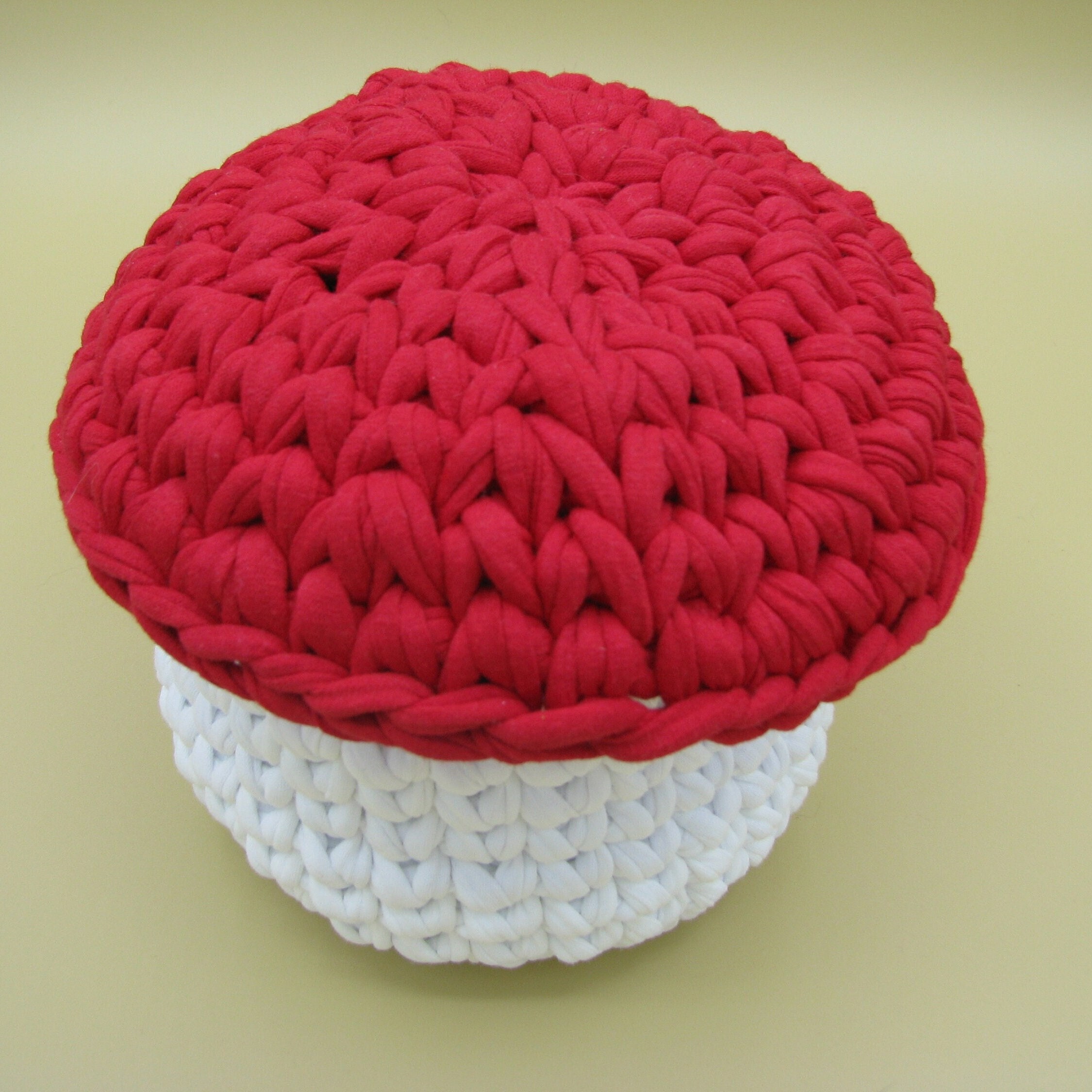 Vide-Poches Champignon Au Crochet