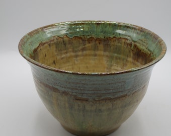 Speckled Bamboo with Seafoam Mixing & Serving Bowl