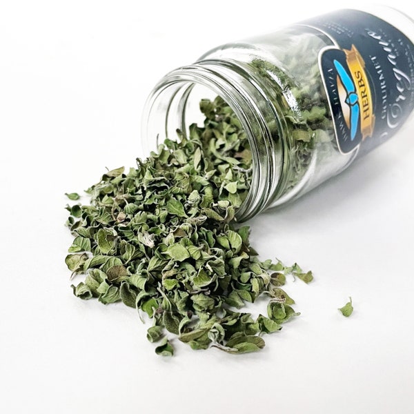Organic Oregano Culinary Herb, Oregano Sustainably Grown & Slow Dried For Gourmet Cooking, Superb Ingredients, Glass Jar, Farm to table