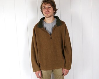 Brown Sherpa Pullover - Etsy