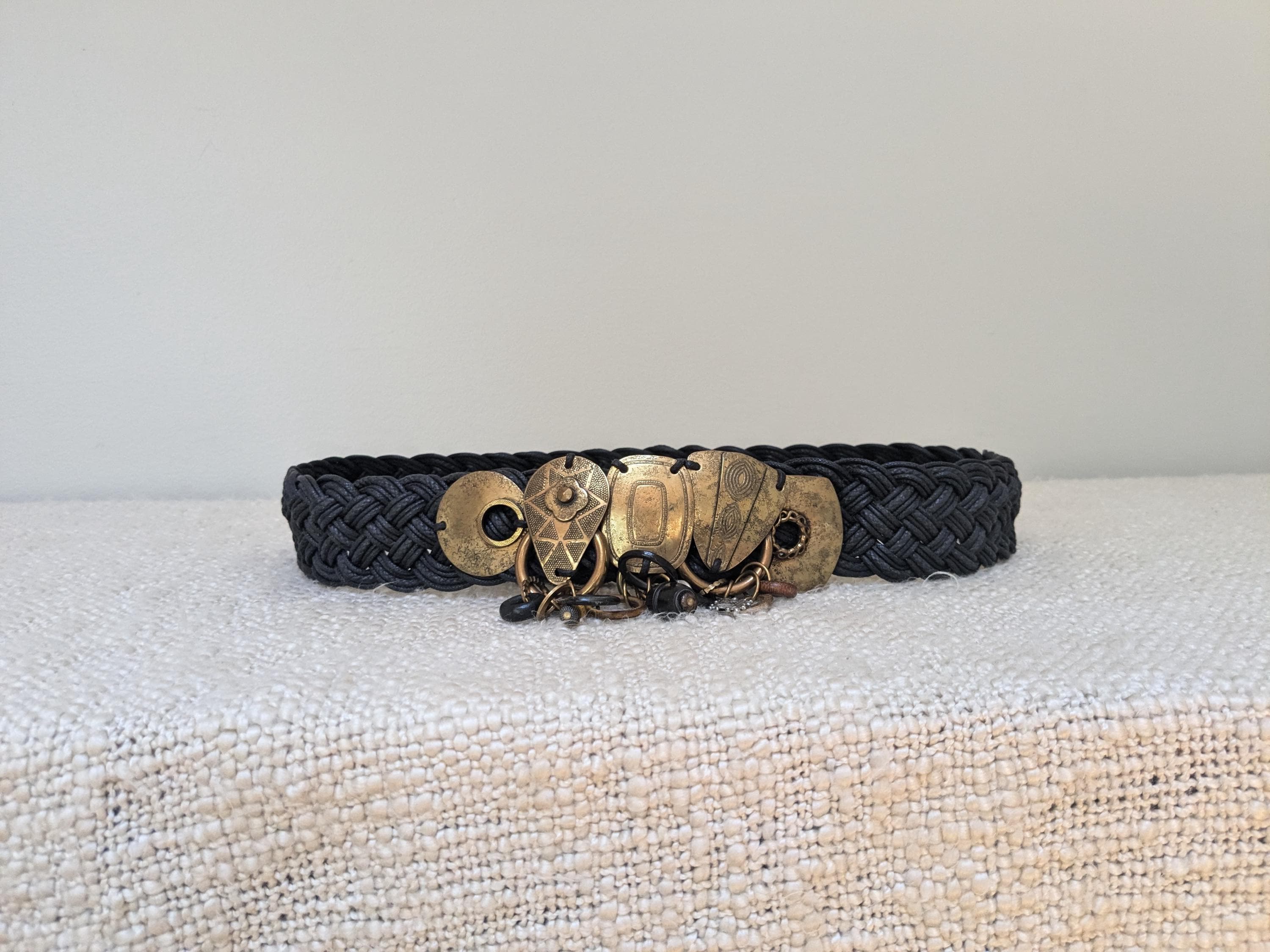 Vintage Baer San Francisco Woven Boho Belt (fits 35