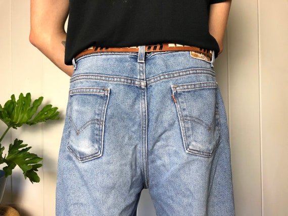 vintage brown tab levi's 