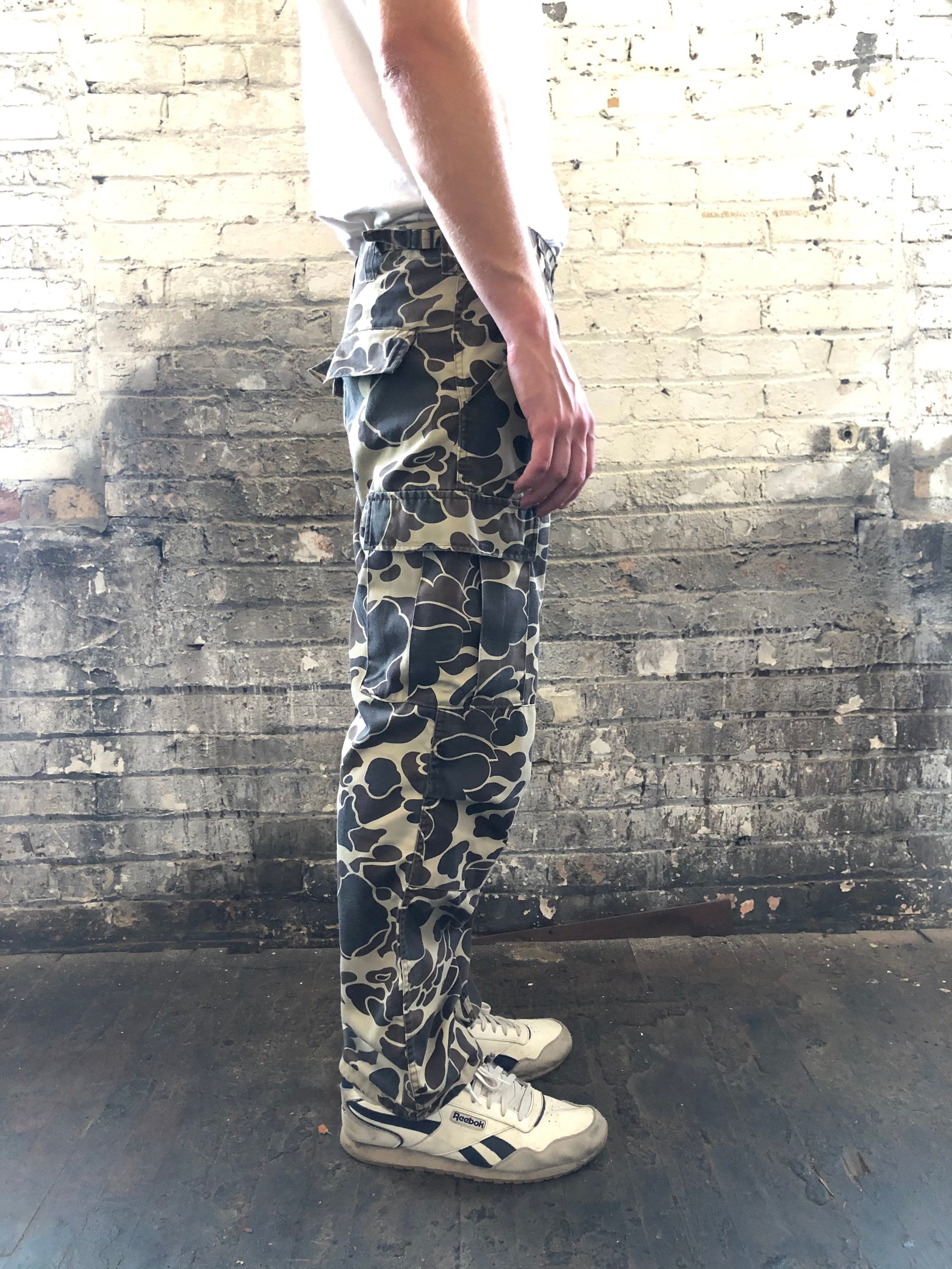 Vintage Men's Duck Camo Pants / Vintage 