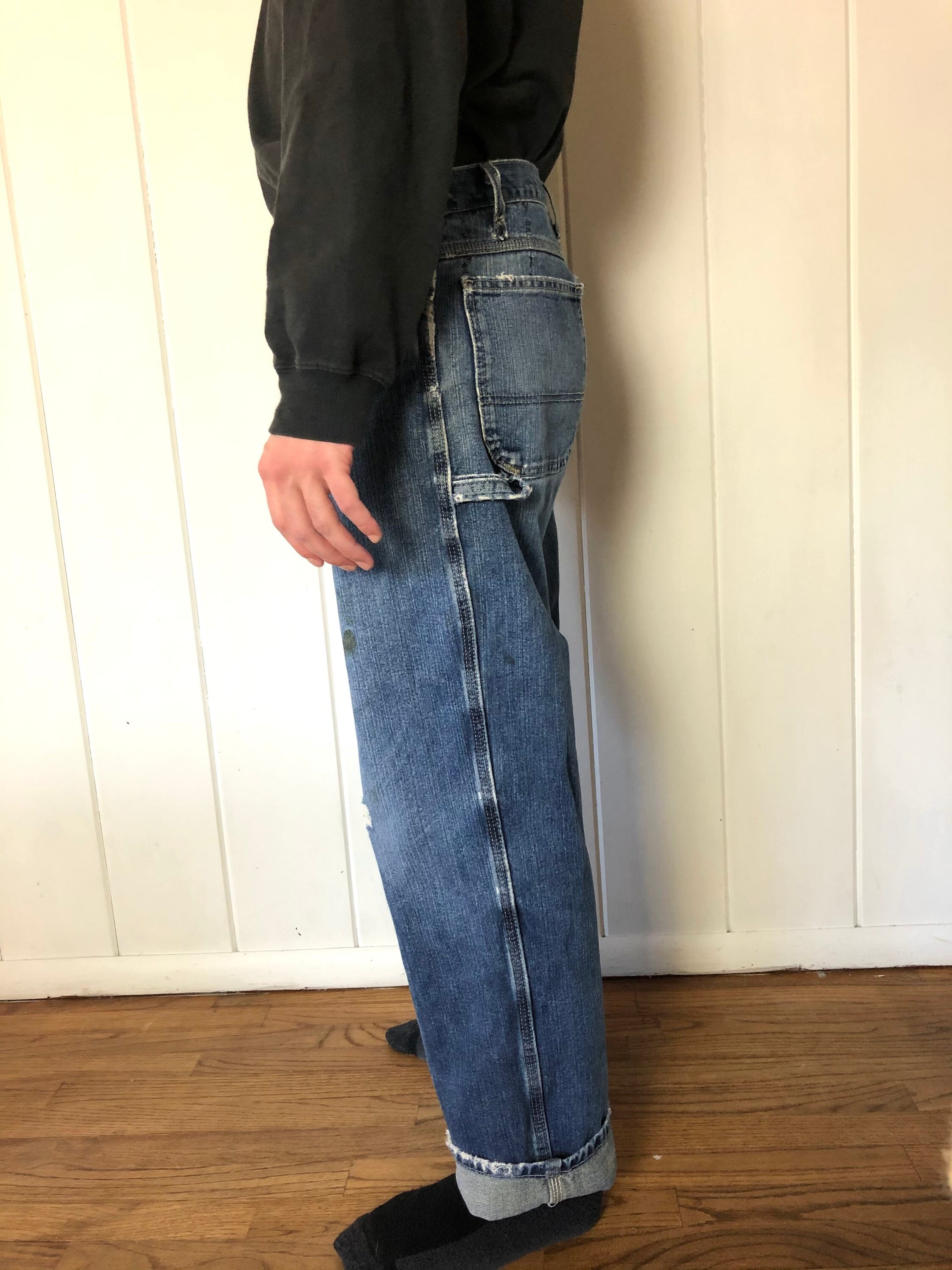 Vintage Dickies Distressed Denim Painter Pants / 100 Cotton / Etsy UK