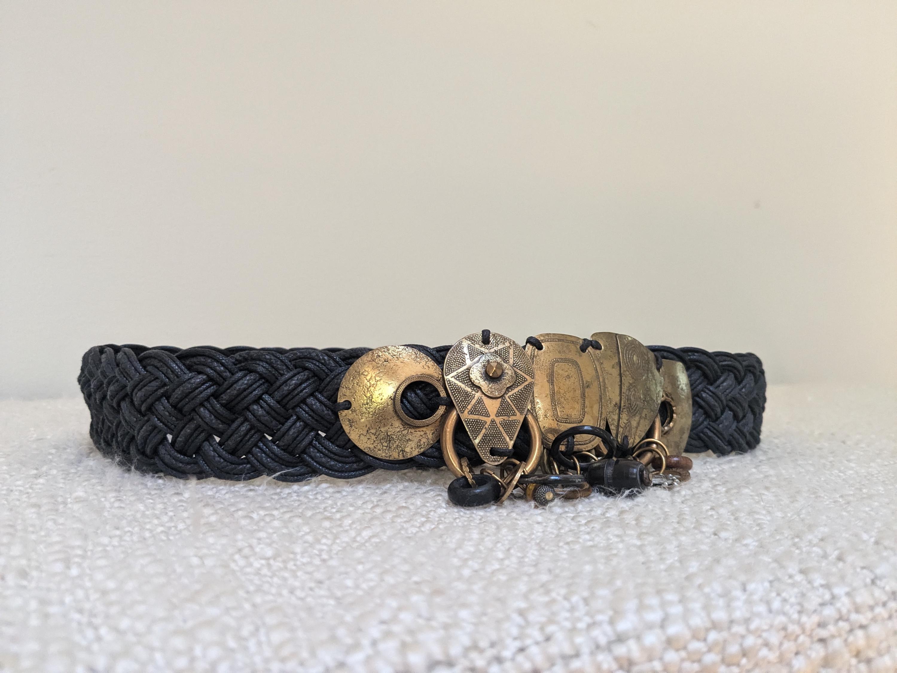 Vintage Baer San Francisco Woven Boho Belt (fits 35