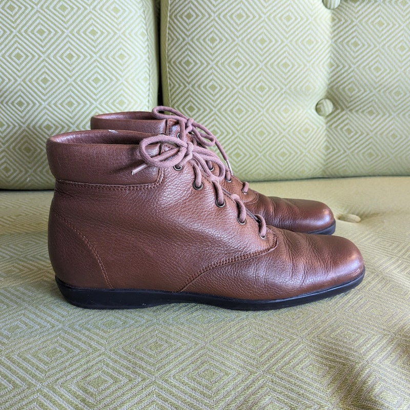 emmeline arcadia leather lace up ankle boots