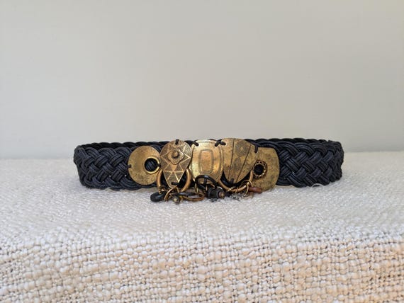 Vintage Baer San Francisco Woven Boho Belt (fits 35 display picture 2