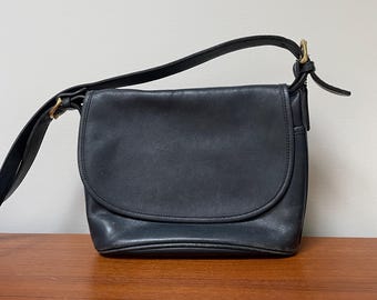 Vintage Coach 4150 Fletcher Saddle Bucket Crossbody Bag / Free US Shipping
