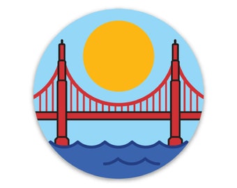 Golden Gate Bridge Sticker