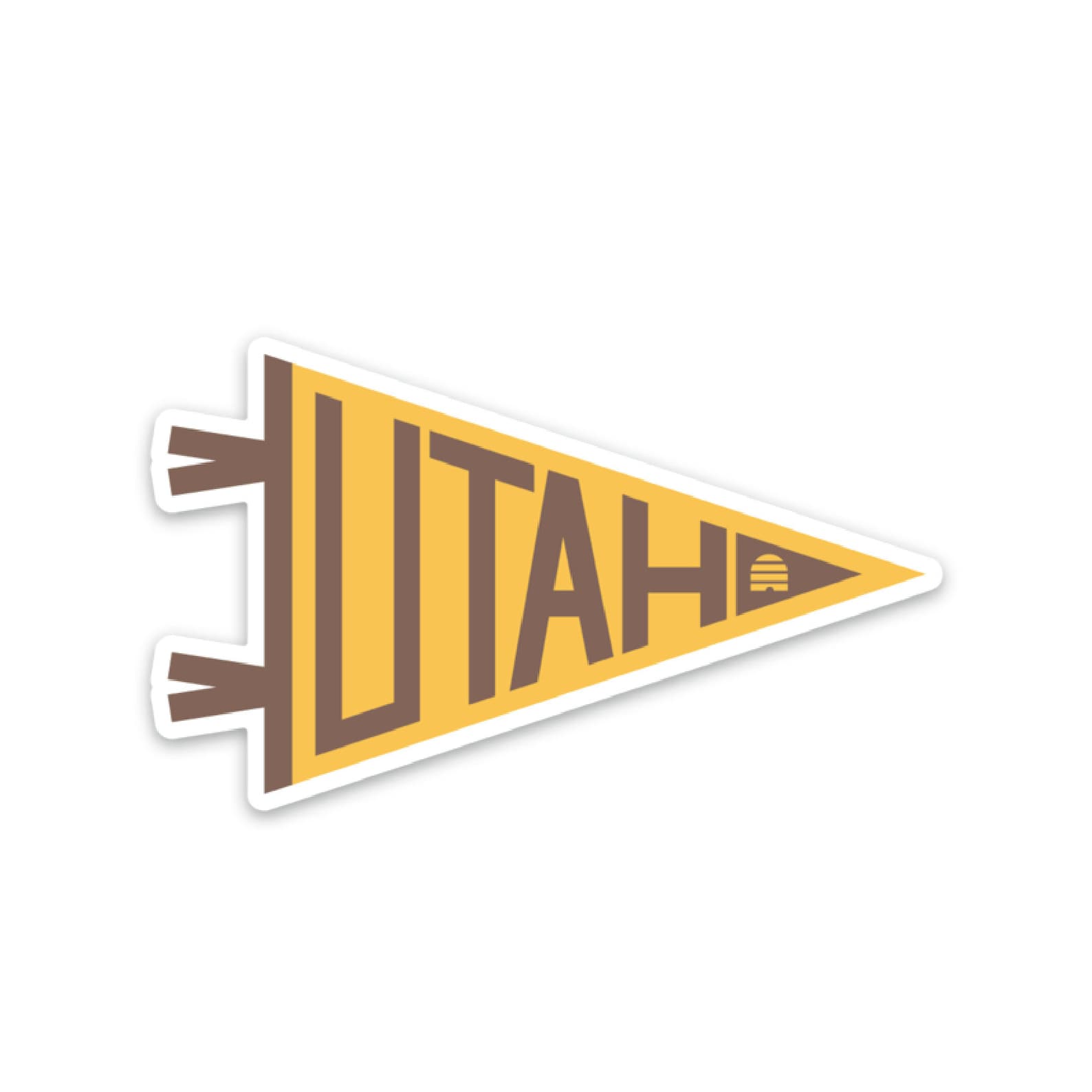 Mini Utah Pennant [sticker] - Etsy