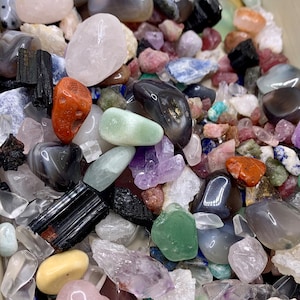 Crystal Mini Confetti | Lucky Dip | Mystery Crystals | Crystal Confetti Scoop | Lucky Crystal Scoop | Ethically Sourced