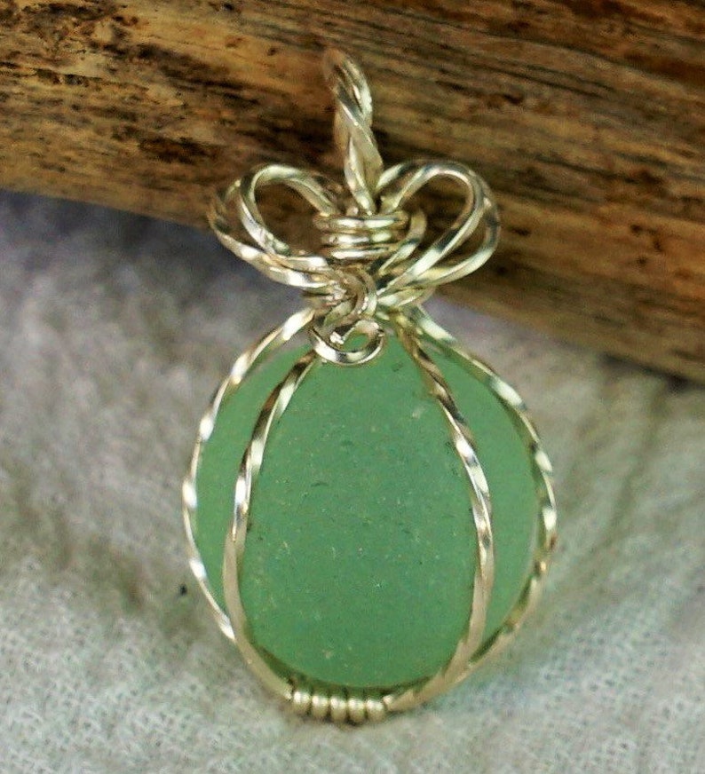Wrapped and ready Sea Glass MARBLE!