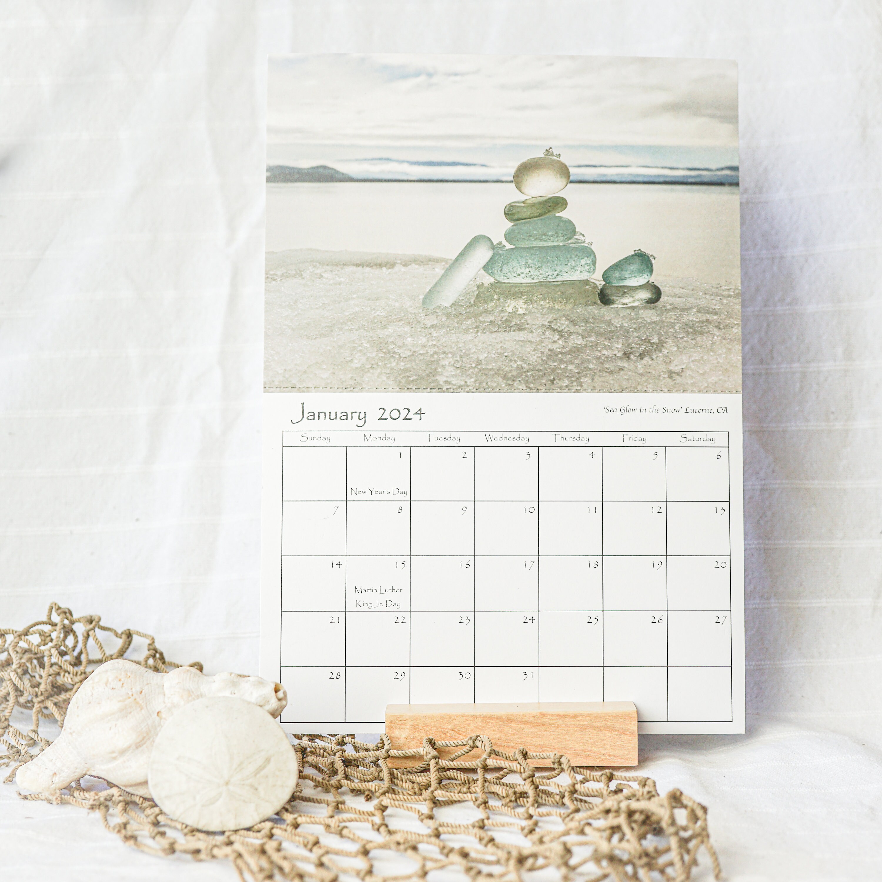 SOLD OUT Contact for 2025 Sea Glass Calendar 2024 3 in 1 Get More in
