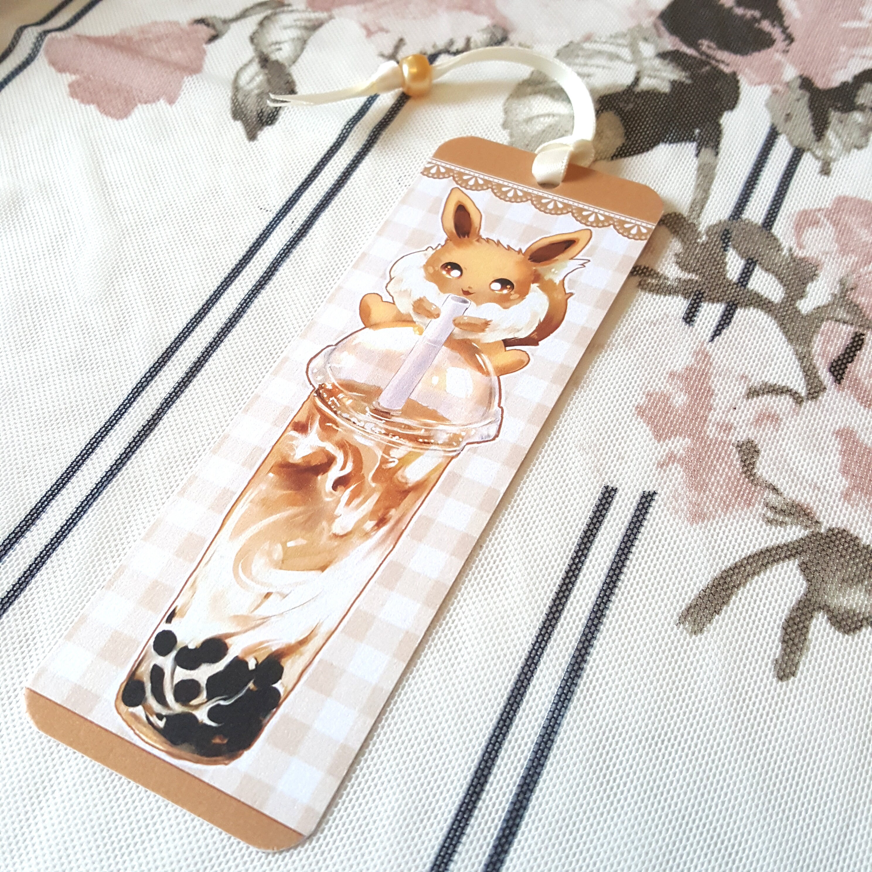Pokemon Eevee Bookmark Bubble Tea Eeveelutions | Etsy