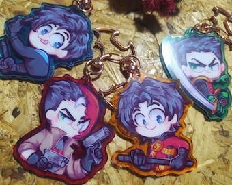 Batboys Keychain / batfamily / batfam charm