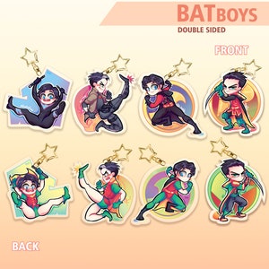 BatBoys Acryl Schlüsselanhänger
