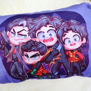 Batboys patrol pillow