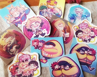 Hero /villain   stickers