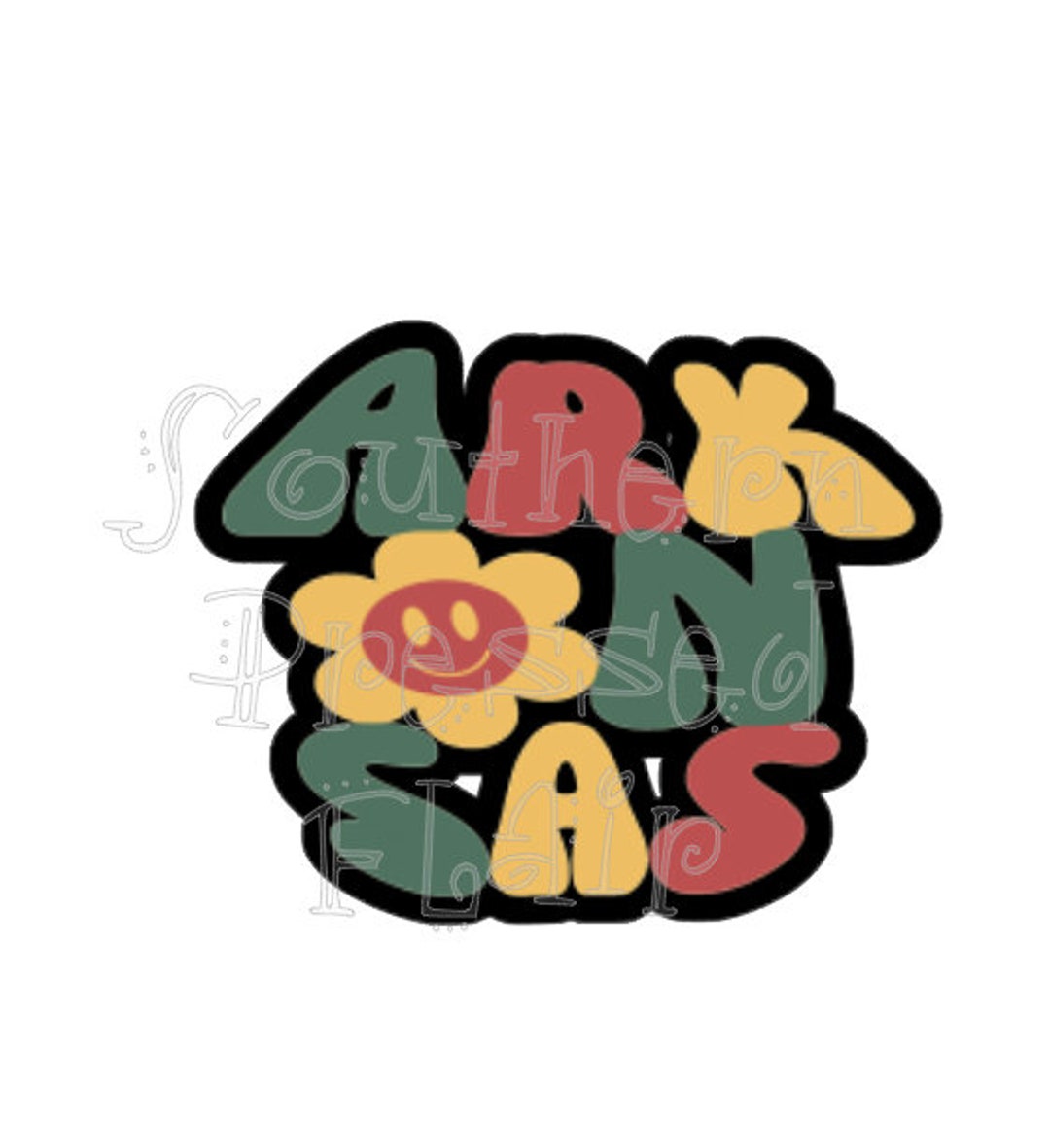 Arkansas Flower PNG, Sublimation File - Etsy