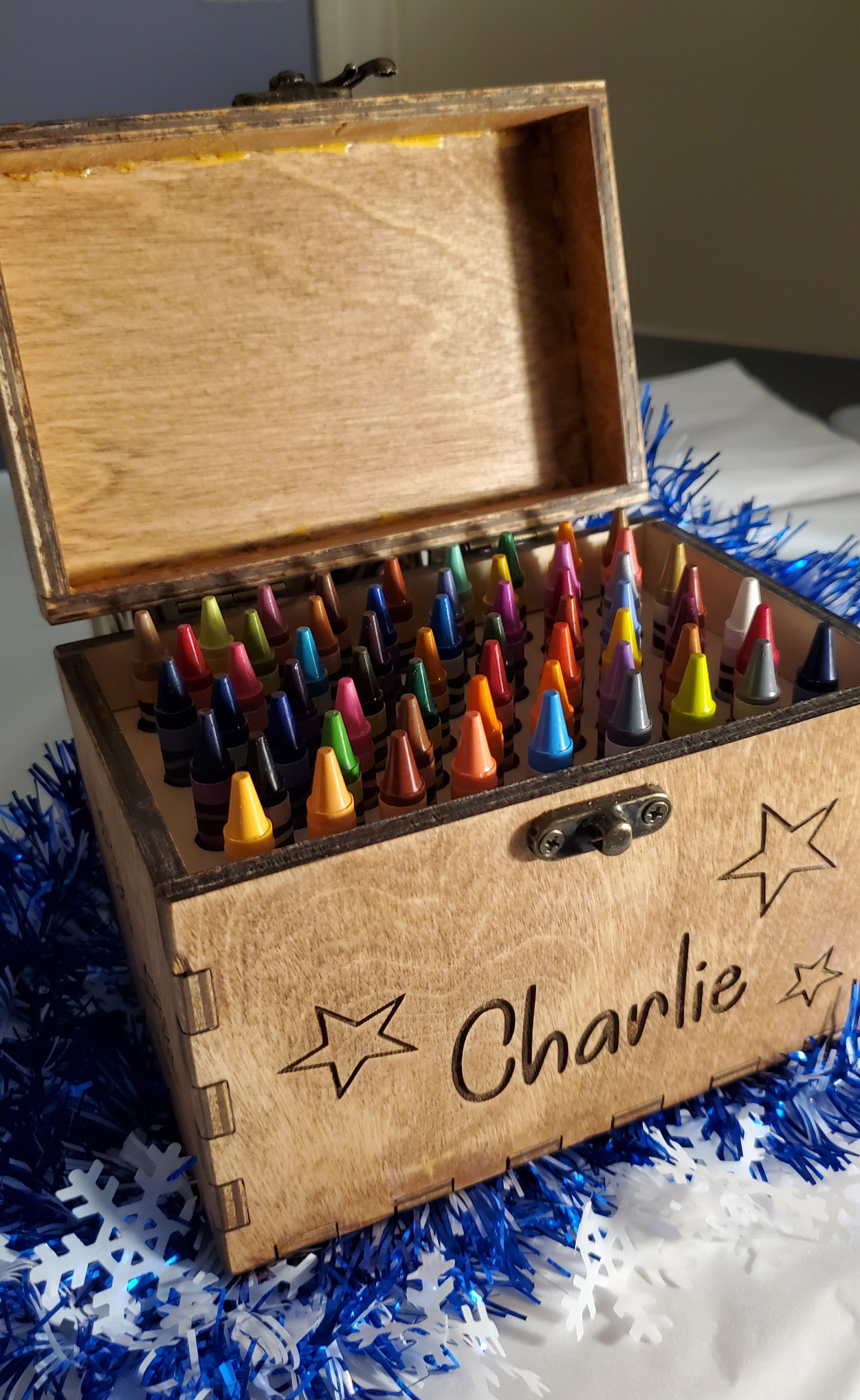 Custom Made Crayon Box Etsy