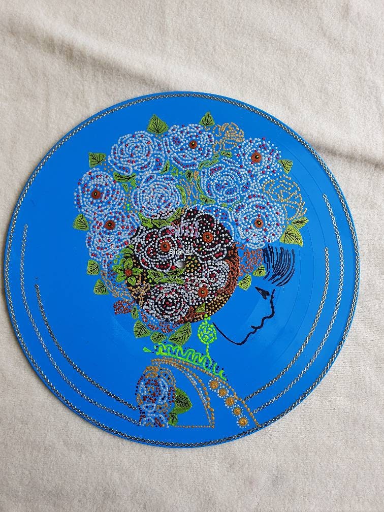 Peinture Mandala sur Vinyle