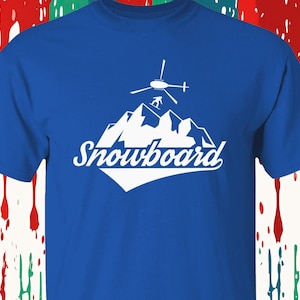 Cool Heli - Boarder Snowboarding  T-Shirt