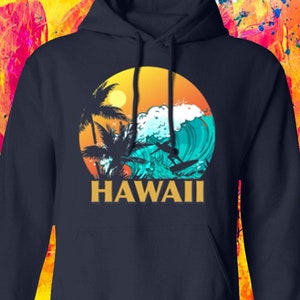 Hawaii Surfing  Hoodie