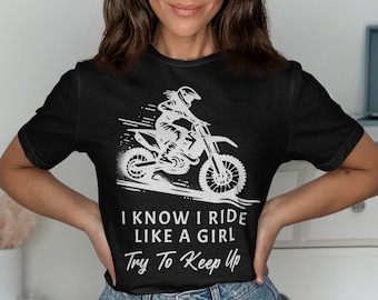 Motocross para chicas divertidas, motociclistas de cross para mujeres, amantes de las motos de cross