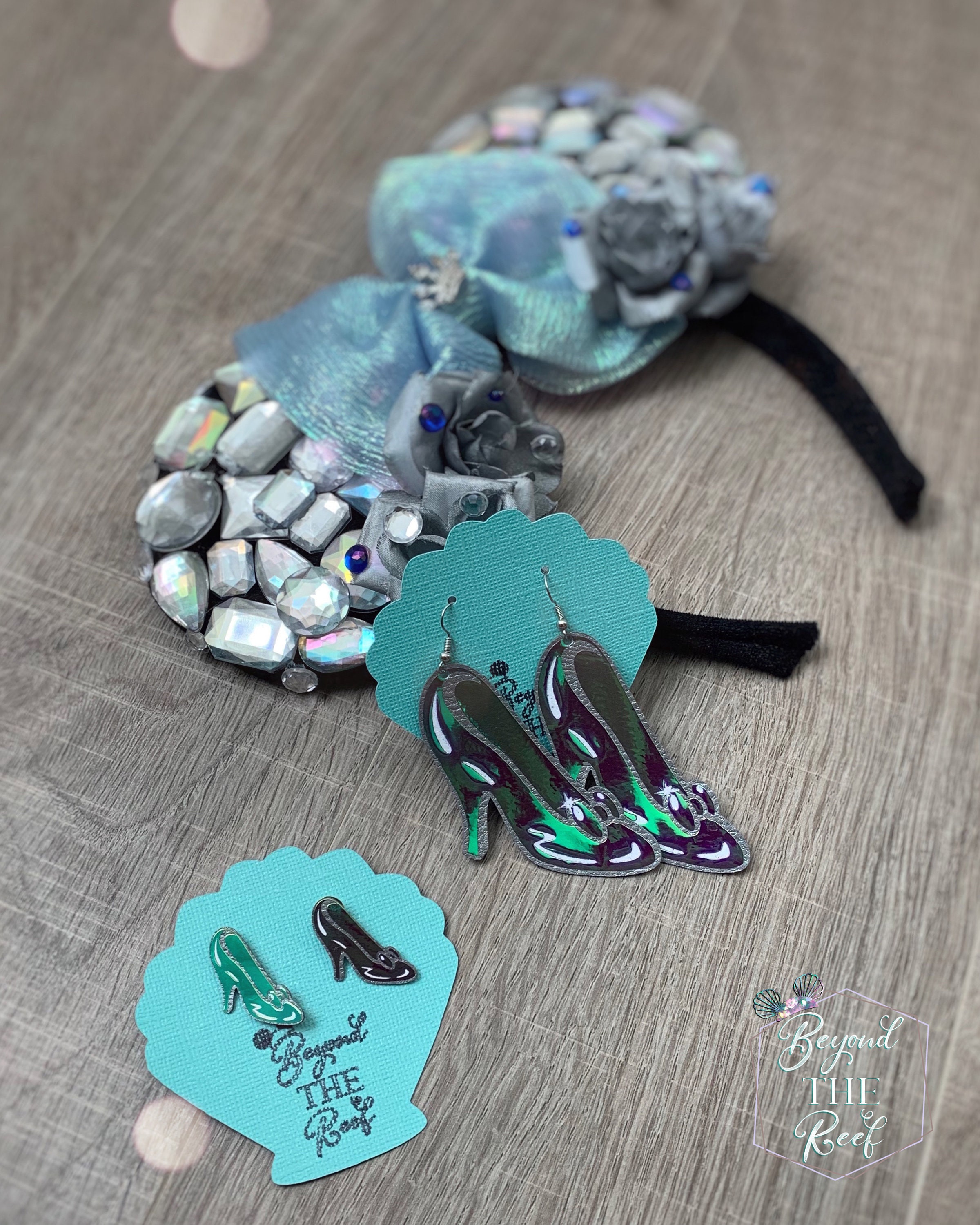 Cinderella Glass Slipper Earrings Glass Slipper Princess Etsy