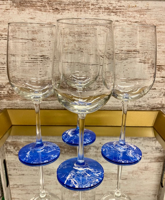 Ocean Theme Wine Glasses Set of 2. 4 or 6 Wine Glasses Etsy