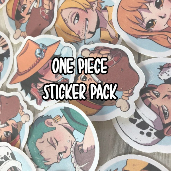 One Piece sticker pack/pack of one Piece stickers