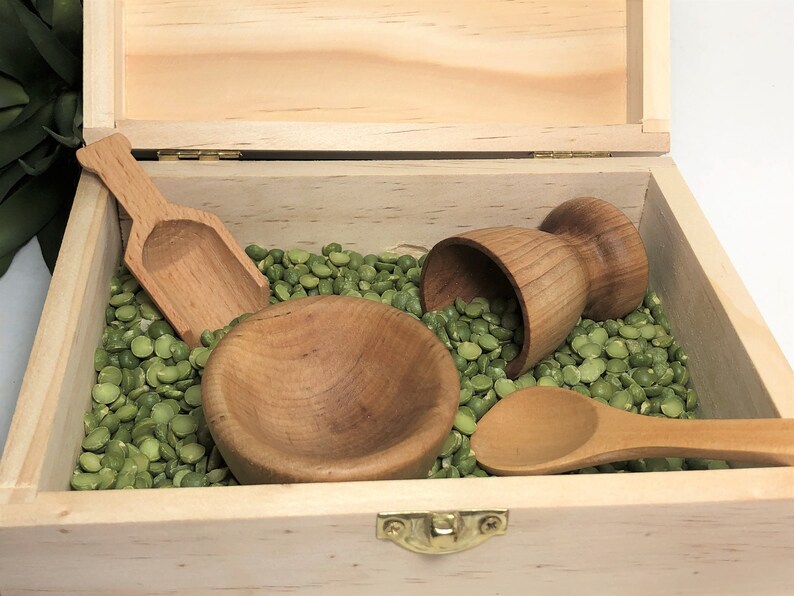 Montessori Toddler Wooden Dish Set Pretend Play Kitchen Set image 5