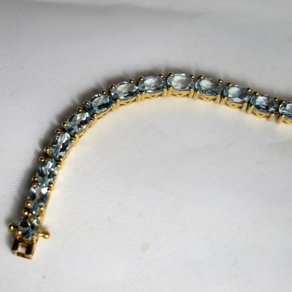 Espirito Santo Aquamarine 14K YG o/SS Bracelet 6 1