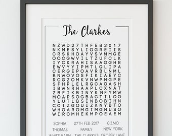 Download Family Word Search Etsy