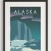 Alaska Poster, City Print, Alaska Wall Art, Alaska Print, Alaska Art ...