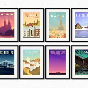 City Poster, City Art, City Wall Art, City Print, World Print, Country Poster, Country Print, Country Art, Travel Illustration, DIGITAL COPY