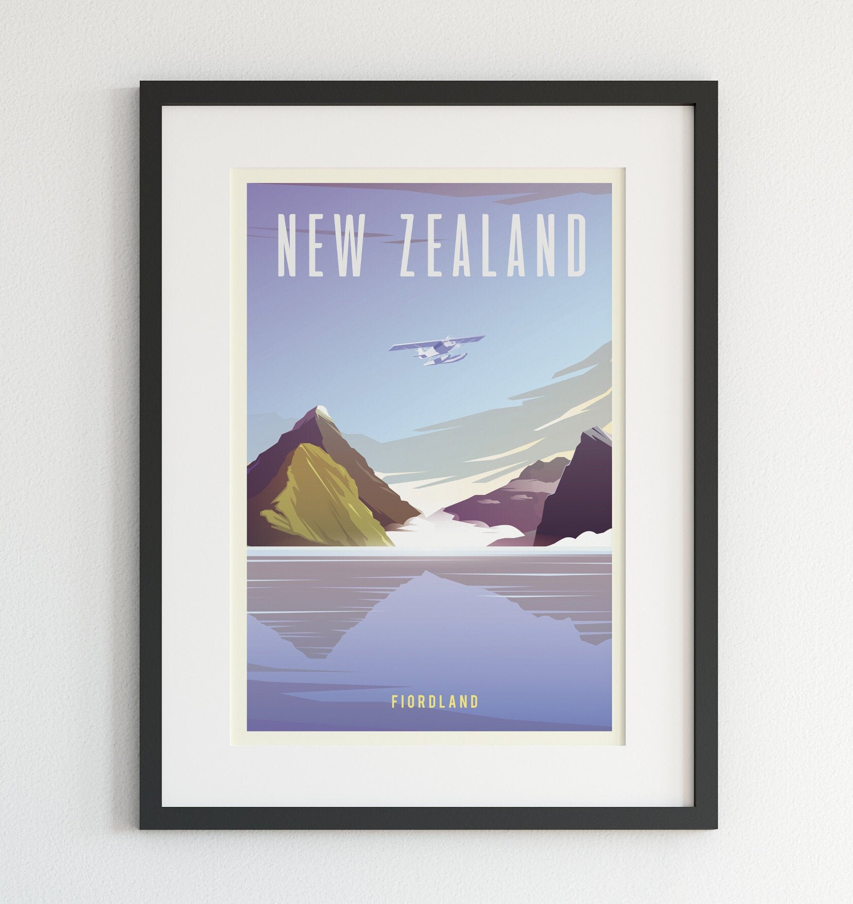 New Zealand Poster City Art New Zealand Wall Art New Etsy UK