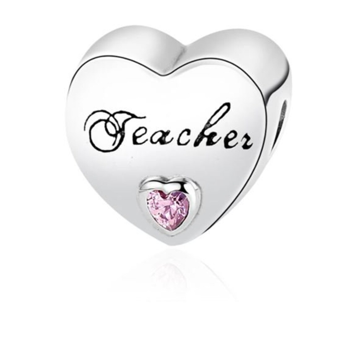 Teacher Charm 925 Sterling Silver Fits Pandora & European Etsy