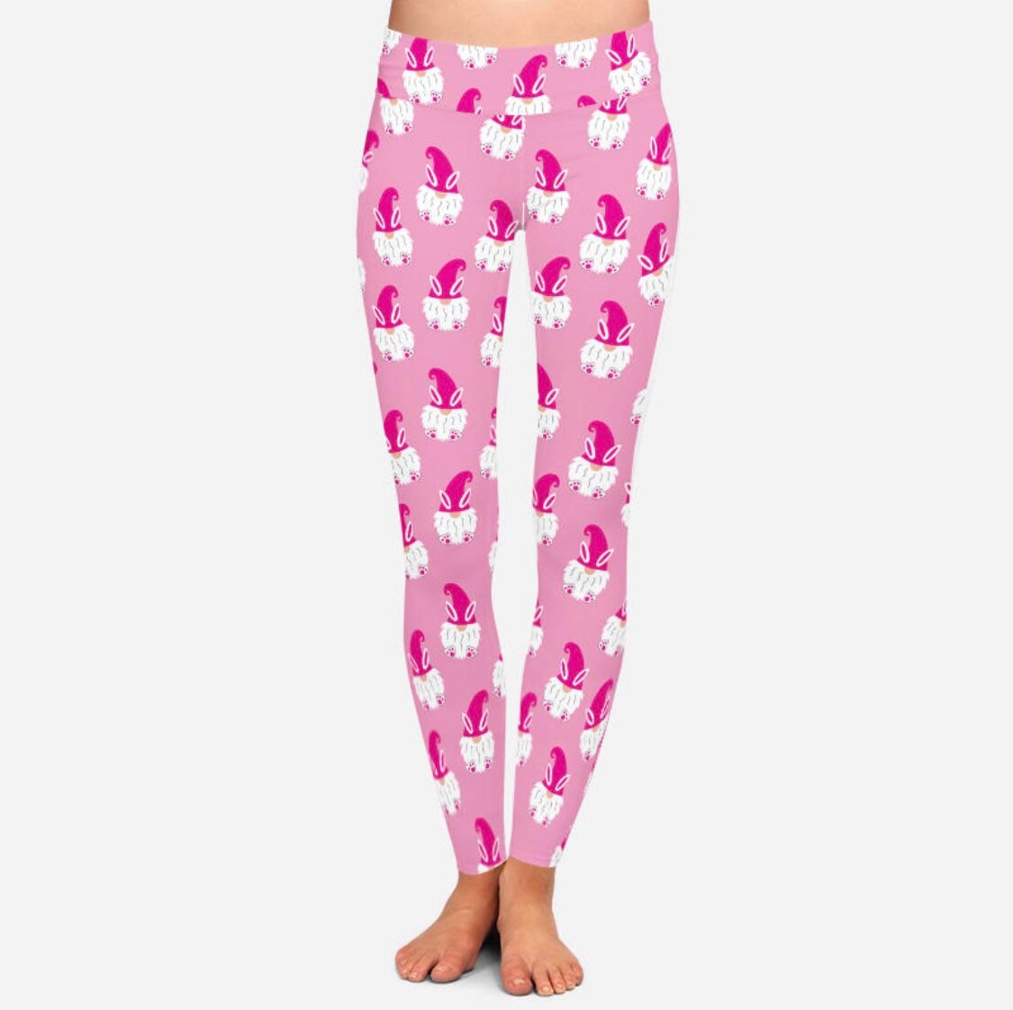 Gnome Easter Leggings Easter Leggings Womens Leggings Etsy