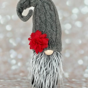 Gnome, handmade gnome, everyday gnome, year round gnome, gray gnome , gnome decor, gnome gifts, Christmas gifts, gifts for her, teacher gift